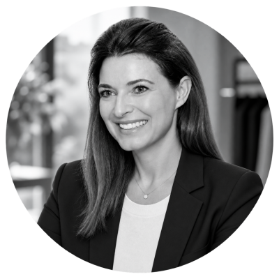Grayscale Professional Circular Headshot